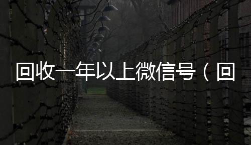 回收一年以上微信收购微信号号（回收一年以上微信号多少钱）